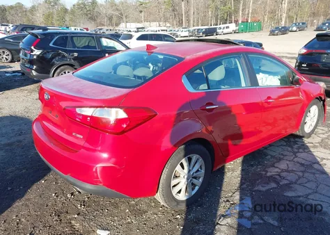2014 Kia Forte Ex z USA, uszkodzony, nr VIN KNAFX4A86E5115419
